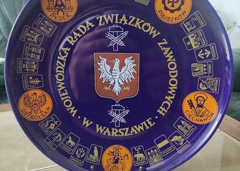 Duży talerz ceramiczny Pruszków