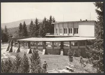 KRYNICA - KAWIARNIA NA GÓRZE PARKOWEJ - 1972 - BEZ OBIEGU