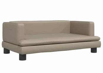 Sofa dla dzieci cappuccino 80x45x30 cm sztuczna skóra WM-3196316