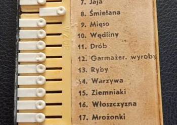 (97) PRL - Przypominacz, notes, lista, tabliczka zakupów