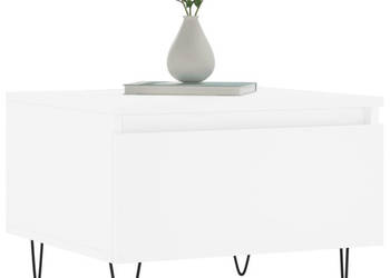 Stoliki kawowe 2 szt. białe 50x46x35 cm WM-830861