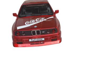 Model samochodu BMW E30 M3 Coca-Cola Classic 1:24 Model Die-Cast unikat