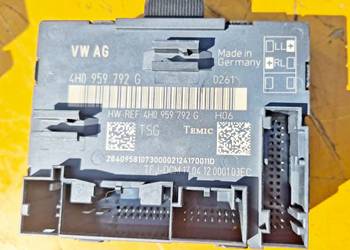 AUDI A8 D4 MODUŁ STEROWNIK DRZWI PRAWY PRZÓD 4H0959792G