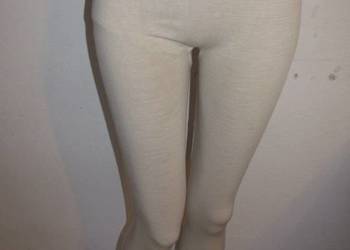 legginsy ocieplane kremowe EWA r.36