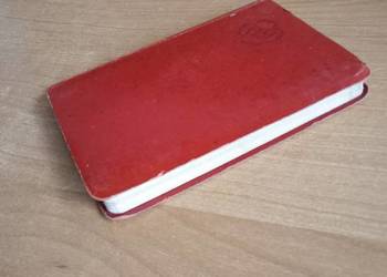 Kalendarzyk - terminarzyk z 1937 roku .