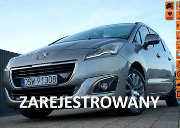 Peugeot 5008 ALLURE automat-6 nawi PANORAMA parktronik 7 osob HEAD UP pełn…