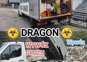 DRAGON-Tani WYWÓZ mebli, agd,Gruzu, elektrośmieci,odpady