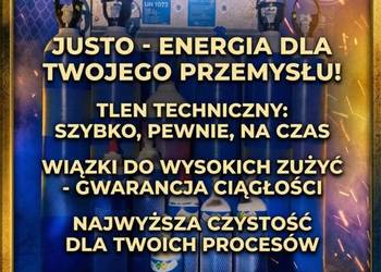 Tlen Techniczny w butlach, wiązkach do spawania, cięcia