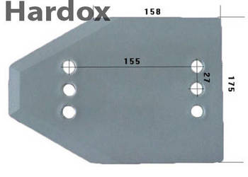 Nakładka HARDOX 3401490/S SC18 części do pługa LEMKEN