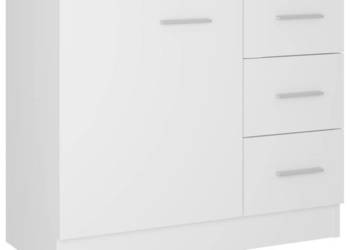 Szafka pod umywalkę biała 63x30x54 cm materiał drewnopochodny WM-804184