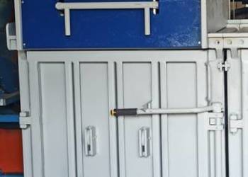 Prasa hydrauliczna 2 komorowa, do makulatury folii, śmieci, itp.