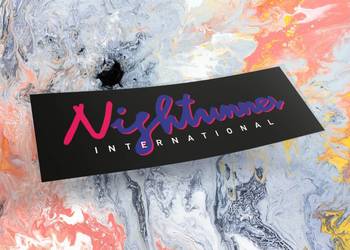 Naklejka K13 + NIGHTRUNNER 12 x 4 cm drift slap #4