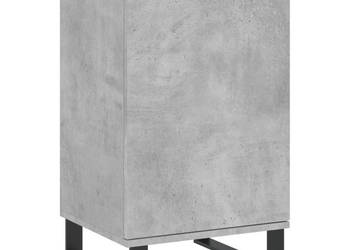 Komoda szarość betonu 40x35x70 cm materiał drewnopochodny WM-831076