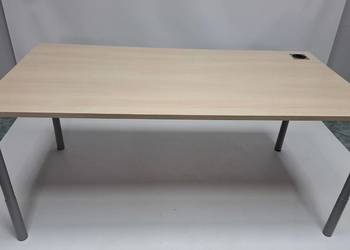 Biurko proste Martela 160x80 orzech rockford/biel