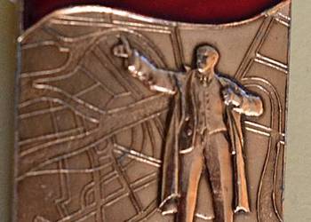 Odznaka „Leningrad Miasto-Bohater”. z lat 70 - 80 tych . ZSRR