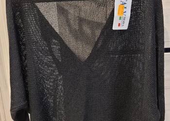 Sweter z wiązaniem z tyłu