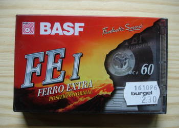 Kaseta magnetofonowa BASF FE I 60 (nowa)