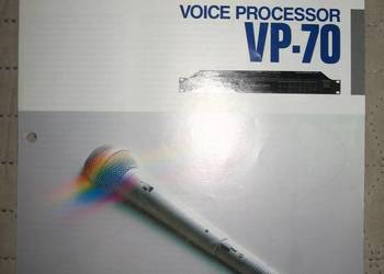Roland Voice Processor VP-70 brochure - broszura informacyjna