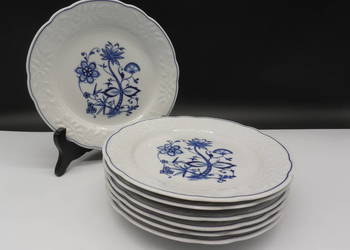 Talerze deserowe 7szt. KAHLA – Wzór Cebulowy (Zwiebelmuster)