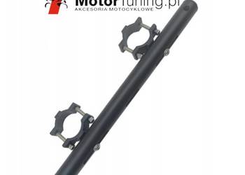 Stelaż motocyklowy na lagi, widełki pod halogeny