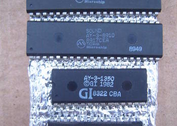 AY-3-8910A AY-3-1350 sound chip 8935CCA 8917CEA 1982 8322