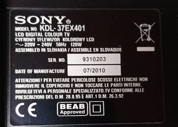 Moduły do Sony KDL 37 EX 401