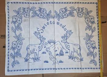 ORYGINALNA Makatka Kuchenna PRL Świeża Woda Lata 60 70