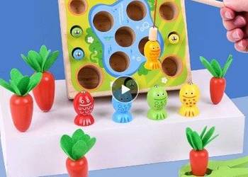 zestaw do gry dziecko drewniane Puzzle Montessori