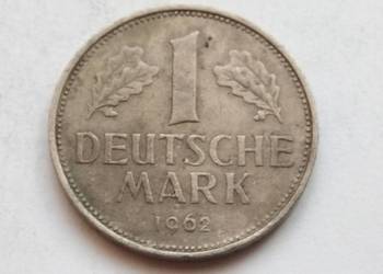 2 wzory monety 1 Deutsche Mark 1962r. DDR/RFN