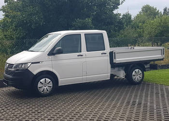 Volkswagen Transporter T6 DOKA 6-OSÓB PAKA SKRZYNIA ŁADUNKOWA KLIMA DOUBLE…