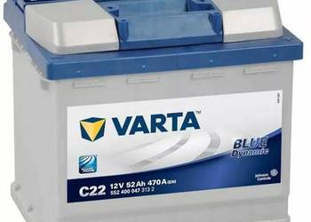 Akumulator 52Ah 470A Varta Blue Dynamic C22 / DARMOWY DOWÓZ!