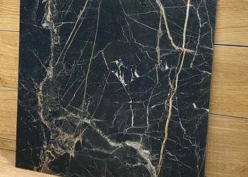 Gres wielkoformatowy 120x120 Złoto Czerń STRUKTURA