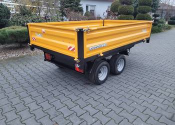 Przyczepka Dwuosiowa 2,5 T z Wywrotem do Mini Traktora