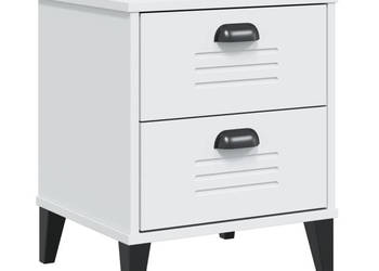 Szafka nocna VIKEN biała materiał drewnopochodny WM-374908