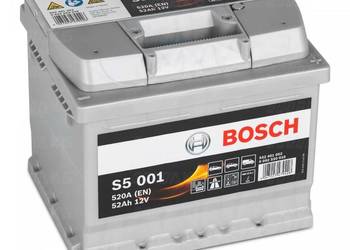 Akumulator Bosch 52Ah 520A EN S5001 Darmowa dostawa