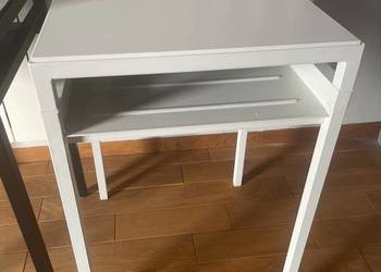 Stolik nyboda ikea biały z wymiennym blatem