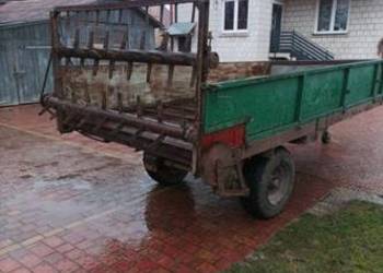 Przyczepa Rozrzutnik obornika czarna białostocka 91rp oryginalnym lakierze