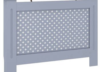 Osłona na kaloryfer antracytowa 112x19x815 cm MDF WM-288191