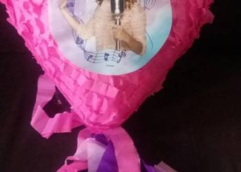 Piniata Violetta peppa  pinata serce xl