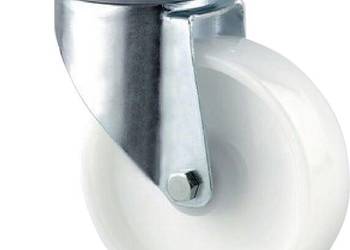 Koło skrętne, poliamidowe Ø 80x34 mm podstawa mocująca 105x85 mm obciążeni…