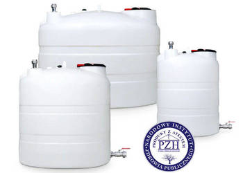 ZBIORNIK NA WODĘ PITNĄ 2500L atest PZH