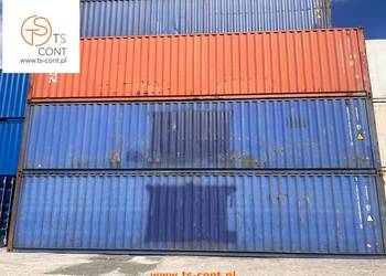 Kontener morski magazynowy budowlany 40 DV / DC używany 12 metrowy szczelny