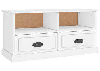Szafka pod TV biała 93x355x45 cm materiał drewnopochodny WM-816464