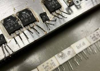 2SD2390 2SB1560 2SC4137 2x0,27 Ohm KTA1024 KTC3206 KTA1268 KTC3200 KTA1266