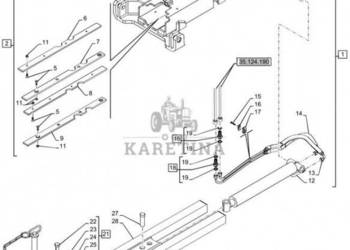 New Holland T6090 T6070 Prowadnica ślizgowa 82036278