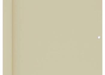 vidaXL Parawan balkonowy, kremowy, 90x300 cm, tkanina Oxford（SKU:134952）