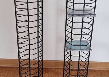 Metalowy stojak na płyty CD - 2 sztuki
