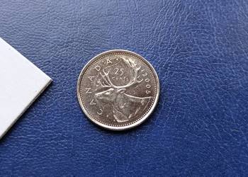 Stare monety 25 cent 2005 Kanada 1