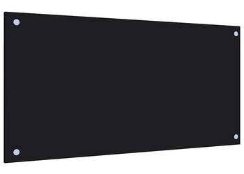 vidaXL Panel ochronny do kuchni, czarny, 80x40 cm, (SKU:249484)