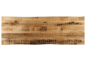 Blat stołu z naturalną krawędzią 110x40x25 cm drewno mango WM-370661